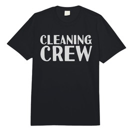 Cleaning Crew Funny Cleaners Housekeeper Janitor Gifts Comfort Colors Adult Heavyweight T-Shirt