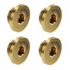 Barrow G1/4" Thin Stop Plug Fitting, Internal Hex Socket, Gold,