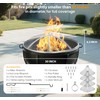Baitedelai Fire Pit Spark Screen 30 Inch Round, Heavy Duty