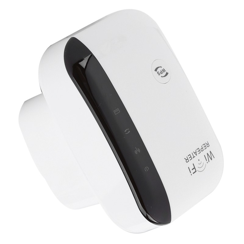 Repeater WiFi Signal Amplifier 300M Ethernet Port Wall‑Mount White for