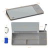 SELEAD Desktop Glass Whiteboard with Wireless Charger Station, Dry Erase