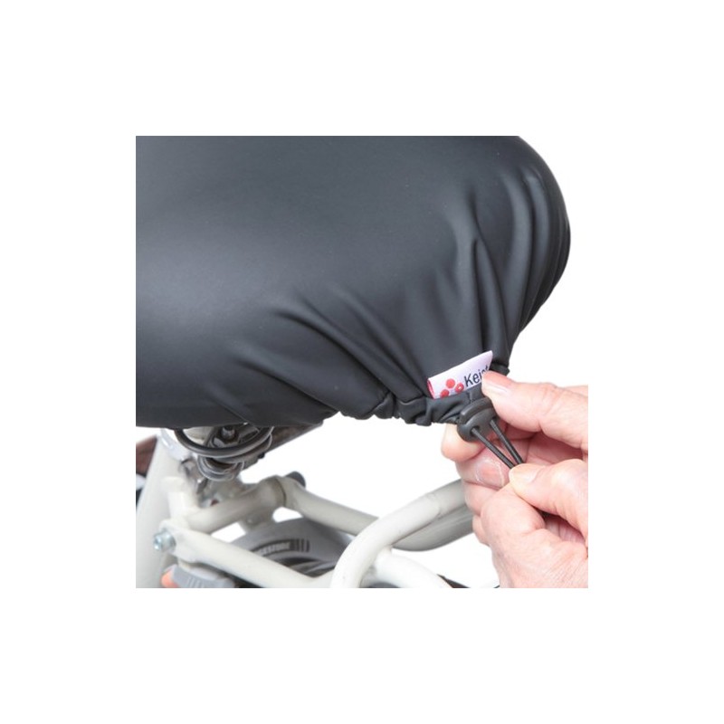 川住製作所 自転車 サドルカバー フィット KW-228BK ブラック