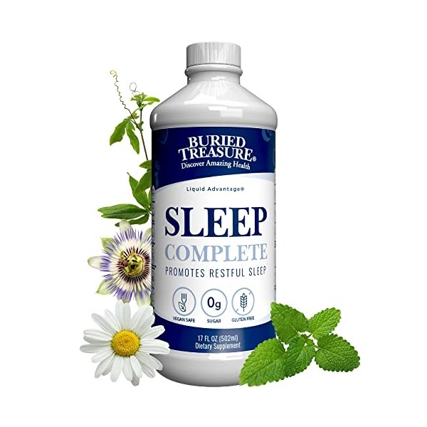 Buried Treasure Sleep Complete Promotes Restful Sleep with Chamomile Passion