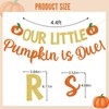 Our Little Pumpkin is Due Banner, Fall Baby Shower Decorations,