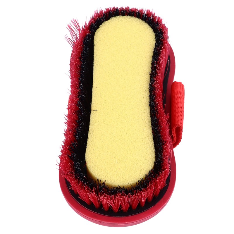 Horse Brush Soft Bristles Skid Resistant Handle Horse Grooming Brush