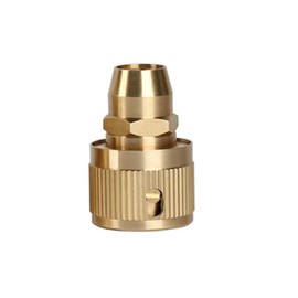 AstarFavor Brass Garden Hoses, Quick Coupling, 3/8 Inch, Hose Connector, Quick Coupling, 3/8 Inch for Garden Hoses, Pack of 4