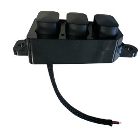 Kustom Cycle Parts One Auxiliary Latching Button Switch Panel . 14 - 23 Harley Davidson Touring