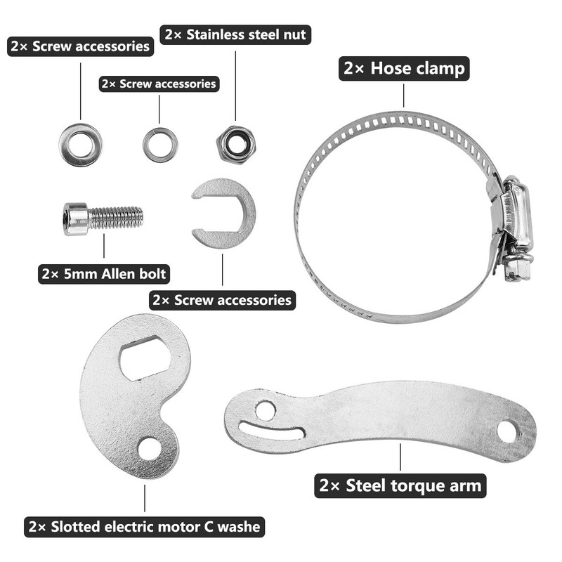 TIKSCIENCE Universal Torque Arm Conversion Kits for Bicycle Front or