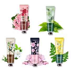 Crema De Manos Con Aroma A Plantas Naturales Para Manos Secas(Paquete De 5), Loción Hidratante Para El Cuidado De Las Manos, Set De Regalo De Viaje, L