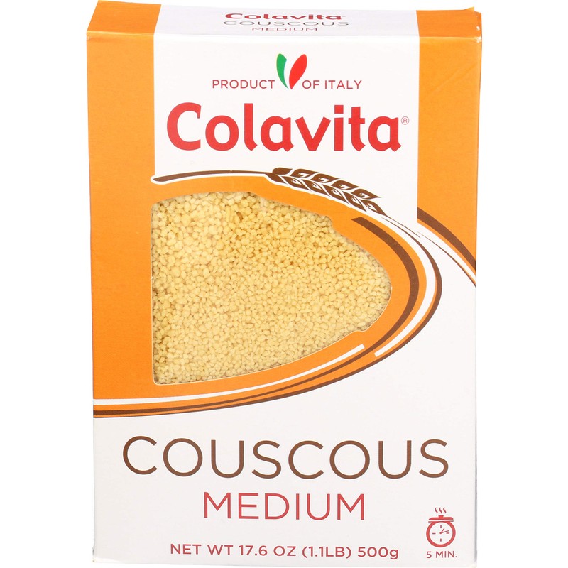 Colavita Couscous, Medium, 1.1 Lb Box, Medium Couscous, 1.1 Pound
