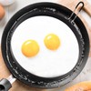 Huakaile 2 Pack 8" Omelette Ring for Griddle, Large Stainless