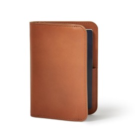 Distil Union PassportCover+ | Premium Full-Grain Leather Passport Holder | RFID-Shielded | Fits Passport, Cards, Cash, and More | Slim Travel Wallet and Organizer, Brown, Passport Cover