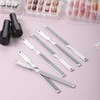 6 PCS Toe Nail File, 5.1" Stainless Steel Toenail File