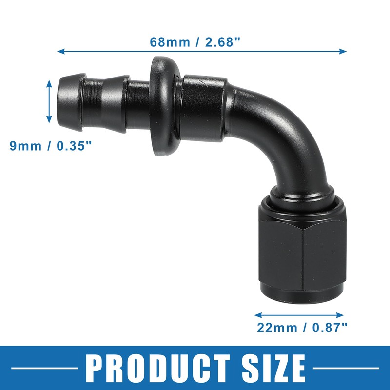 A ABSOPRO Hose End Fitting Fitting Adapter Oil Hose Fitting