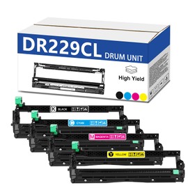 DR229CL Drum Unit (Not Toner) Compatble with Brother DR-229CL TN229 TN229XL Replacement for Brother MFC-L3720CDW MFC-L3765CDW MFC-L3780CDW HL-L3220CDW HL-3280CDW HL-L3295CDW Printer (4-Pack)