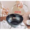 Frying Pan Even Heating Smooth Coating Multifunctional Iron Pot with