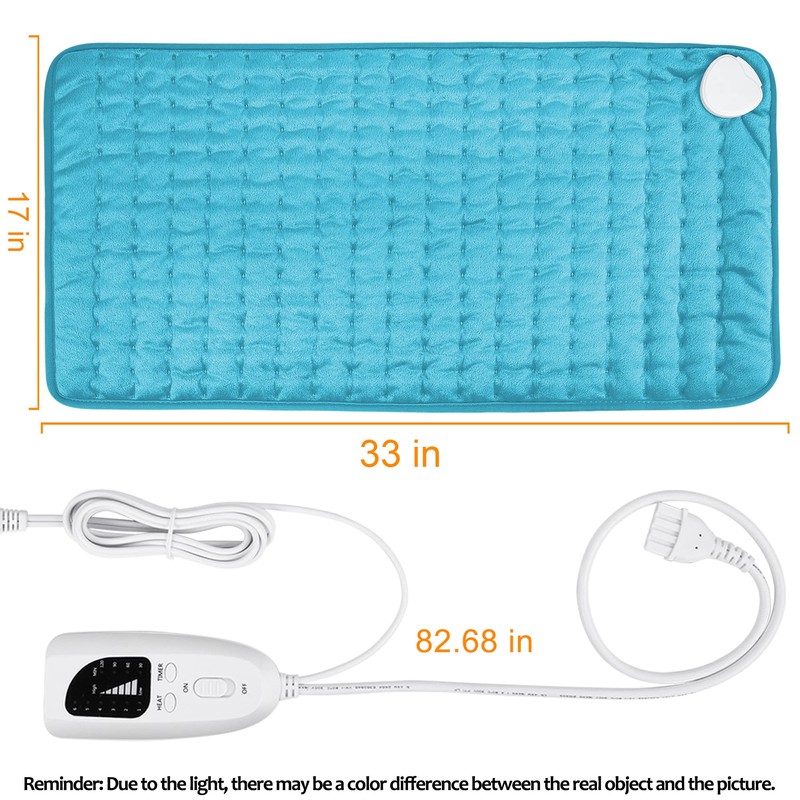 Heating pad, Electric Heat Pad with Automatic Switch-Off and 6