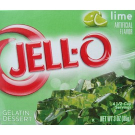 Jell-O Lime Flavor Gelatin (4-Pack)