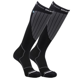 DISSENT Unisex Chaussettes De Ski Gfx Compression Hybrid DLX-Wool Ski Socks (Pack of 1)