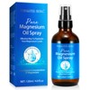 Magnesium Spray, Pure Magnesium Oil Spray Natural in Glass Bottle,