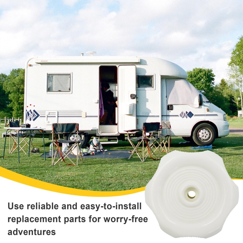 ACOSIY 6 Pack RV Window Knob Replacement for Vent, 2.25"