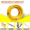 Grehitk 33ft 1/2'' Flexible Gas Line, CSST Corrugated Stainless Steel