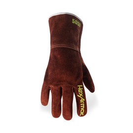 HexArmor Welding Heat Resistant with HexHide Safety Work Gloves | HeatArmor 5051 | Medium