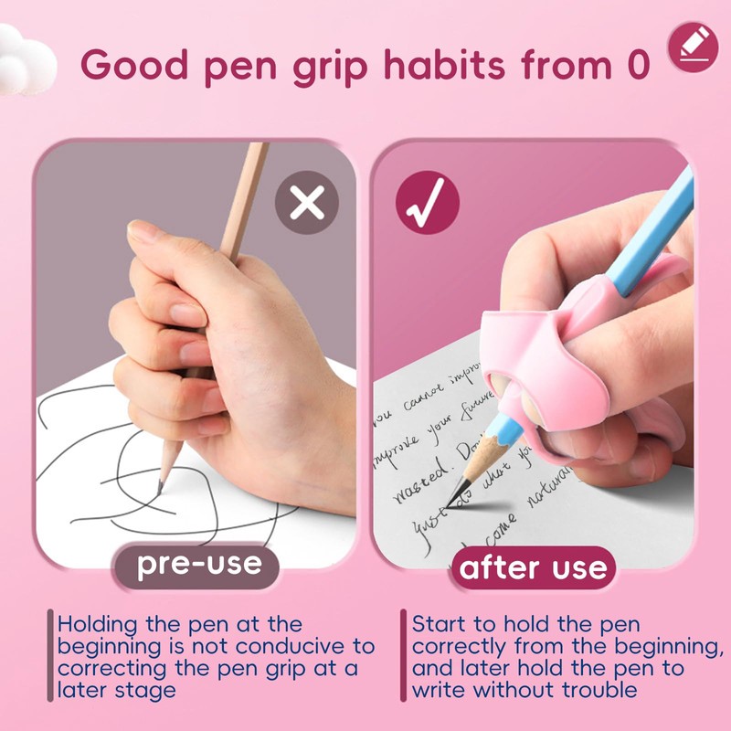 SoeUyd Pack of 6 Children's Pen Holder - Pen Holder