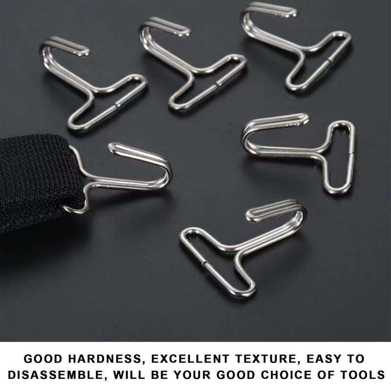 BWBWND 20 PCS Car Seat Cover Hooks, Metal Seat Pad