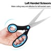 Left Handed Scissors for Adults, 8 Inch Lefty Scissors Bluk