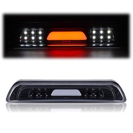 PIT66 LED 3rd Brake Light Compatible with Toyota Tundra 2007-2018 High Mount LED 3rd Thrid Tail Cargo Brake Light Clear Lens Black Housing