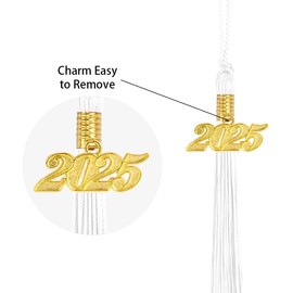 graduation cap tassels,Graduation Cap Decorations,1pcs white Graduation Tassel,2025 tassel graduation,graduation hanging decorations,2025 cap tassel charm,graduation hat decorations,graduation pendant