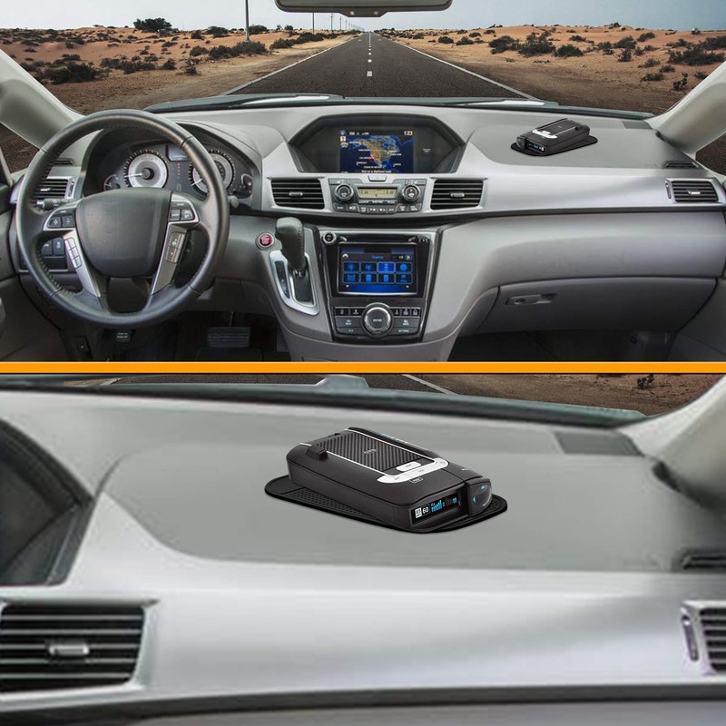 Radar Detector Dash Mat - Anti-Slip Magic Pad, Car Dashboard