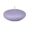 Zest Candle 12-Piece Floating Candles, 3-Inch, Lavender