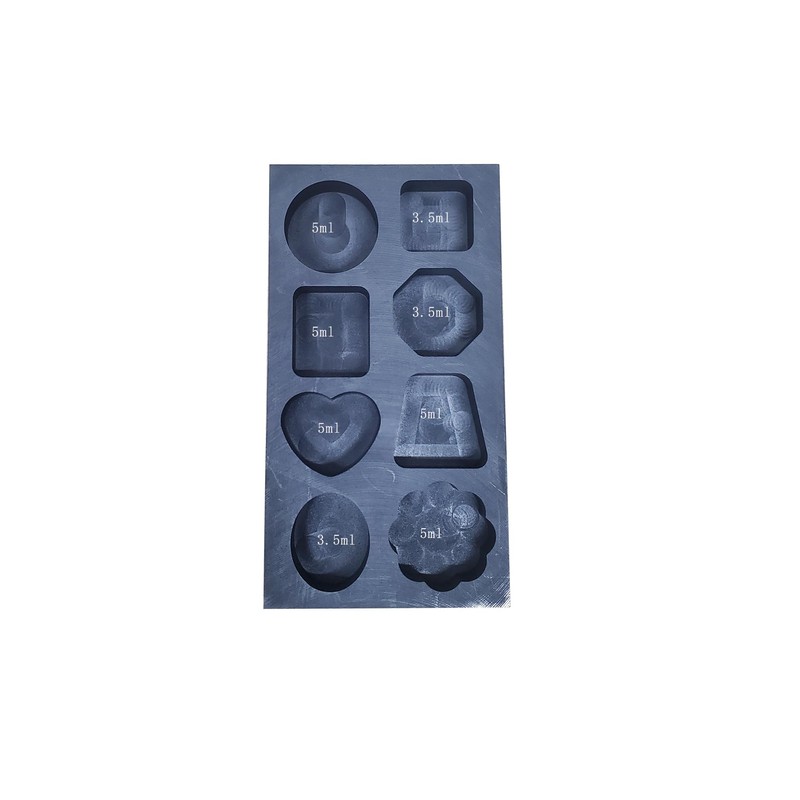 OTOOLWORLD 8 in 1 Graphite Casting Ingot Mold Metal Refining