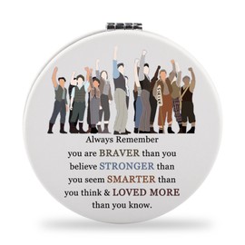 SEIRAA Newsies Musical Pocket Mirror Newsies Musical Gifts Newsies Musical Merchandise Newsies Musical Compact Mirror (Rise Up Hand)