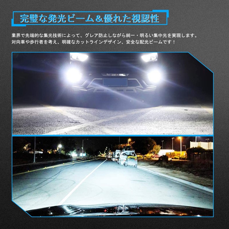 NOVSIGHT LED Headlight H7 Super Bright Compact 16,000 Lumens (8,000