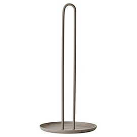 Zone Denmark Singles Standing Kitchen Roll Holder Metal Diameter 14.5 cm Height 32 cm Taupe