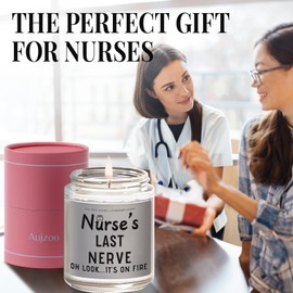 Nurse Gifts for Women Nurse Appreciation Gifts Graduation Gift Nurse Practitioner Gifts for Women Nursing Gifts for New Nurses-Nurse Birthday Gifts Retirement Gifts Funny Nurse Candles Gifts