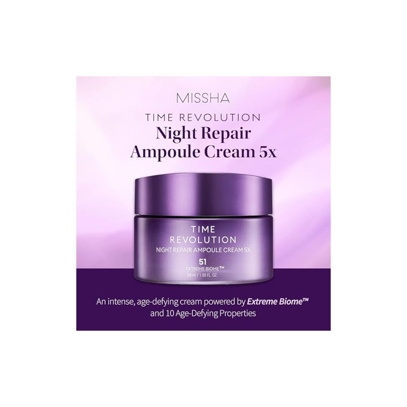 Missha Time Revolution Night Repair Ampoule Cream 5x 50ml