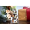 HDCRYSTALGIFTS Crystal Snowman Figurines Collectibles with Hat, Table Decor Paperweight