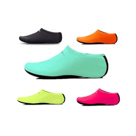 Uncle Paul Water Socks - Blue Kids Indoor Sock Barefoot Beach Surf Diving Pool Yoga Socks for Boy Girl XSmall EU 30-32