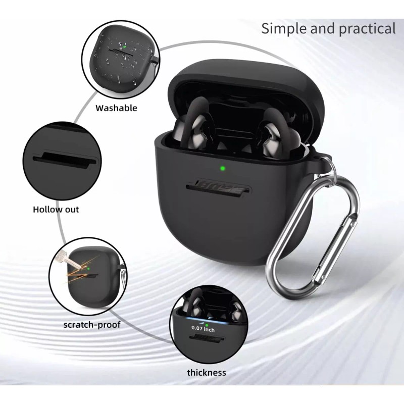 Estuchelandia Funda Silicona Para Bose Quietcomfort Ii 2022 Ultra 2023