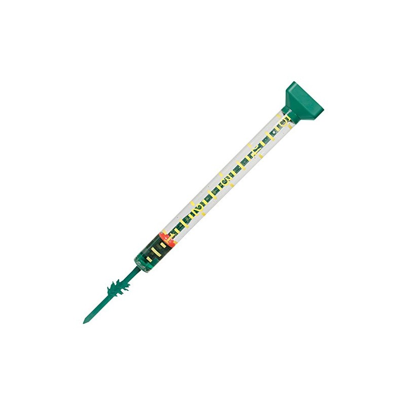 A.M. Leonard Jumbo Rain Gauge, Green, Read from 50-Foot Distance
