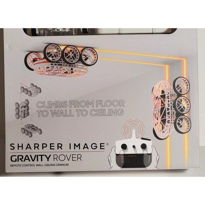 Sharper Image Remote Control Gravity Rover Wall-Ceiling Crawler, Ages 8+