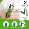 2pcs Garden Weeder Tool Set - 20cm Iron Weed Removal