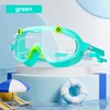 Kids Swim Goggles with Earplugs – Big Frame Anti-Fog No-Leak