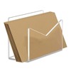 Mail Holder Desktop Letter Holder Book Transparent Sorting Rack File