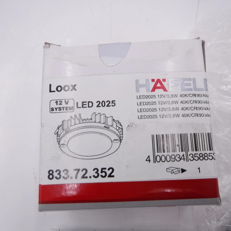 Hafele 12V Loox Modular Puck Light LED 2025 833.72.352