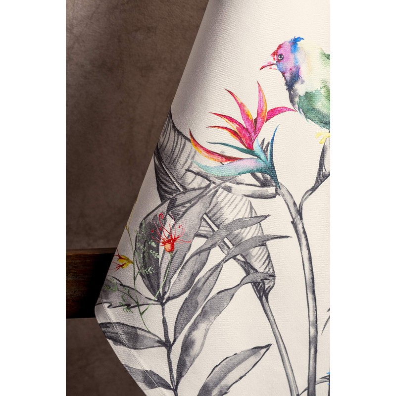 Maison d' Hermine Amarante 100% Cotton Set of 3 Multi-Purpose